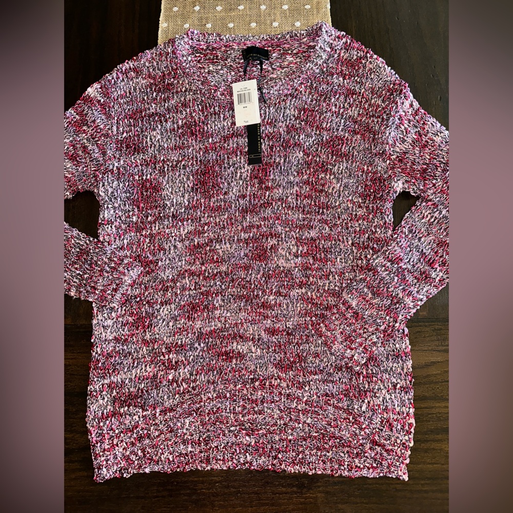 Jeans By Buffalo Mauve and Silver Sweater NWT